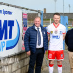 Chairman Martin McLoughlin, Ciaran O'Connor with Gerard Magee HMT