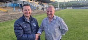 Darren Mullen with Martin McLoughlin