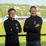 New Signing Jack Chambers with Manager Stuart King