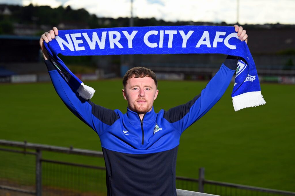 New signing Caolan Marron. Photo Brendan Monaghan